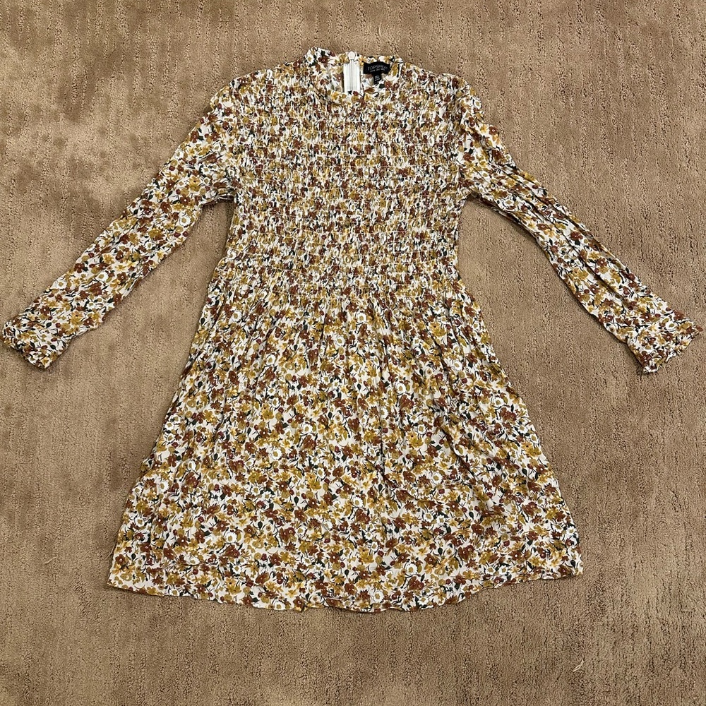 Topshop floral cottagecore mini dress